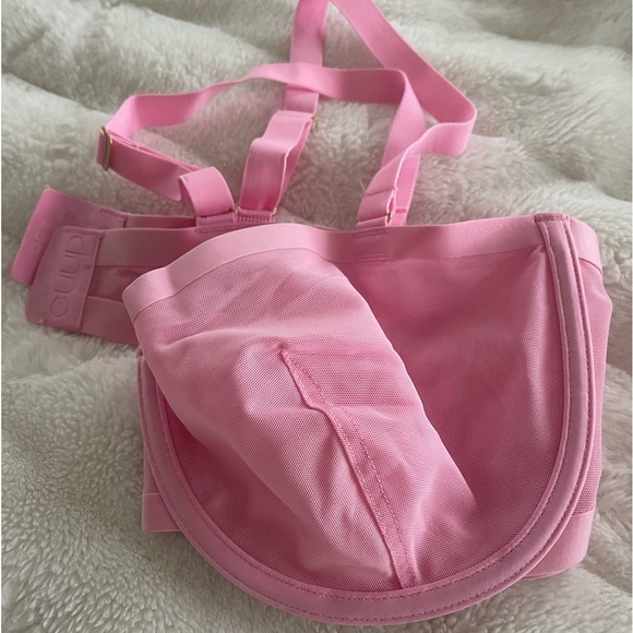CUUP Other - CUUP Pink Underwire Bra with Sheer Mesh